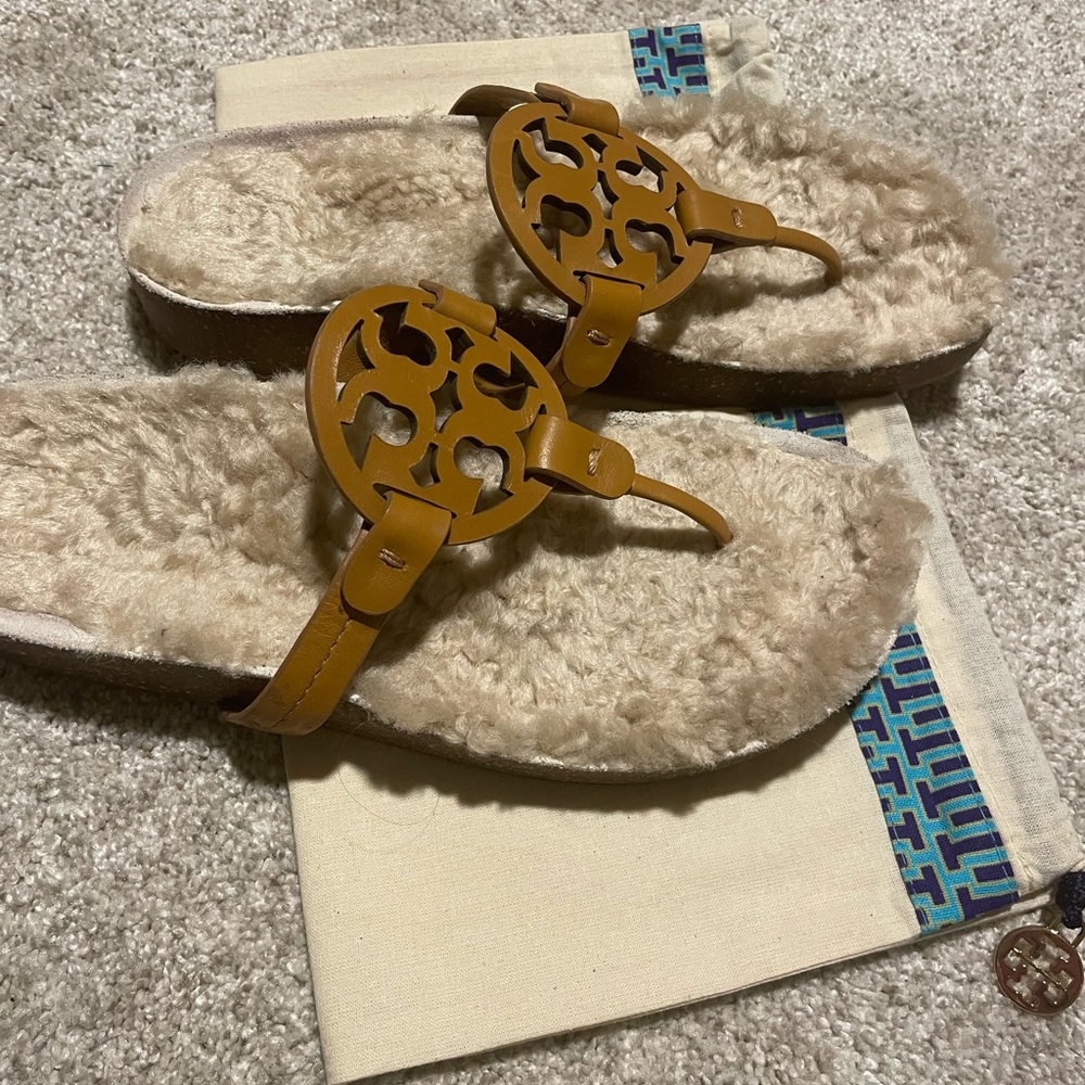Tory Burch winter miller sandals!